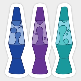 Lava Lamp Cool Colorful 90s Sticker